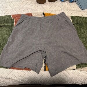 lululemon athletica Men's Heather Gray Athletic Shorts
